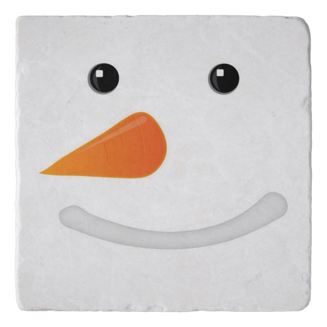 Snowman Close-Up Trivet (Front)