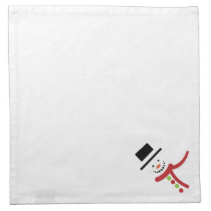 Snowman Cloth Napkin