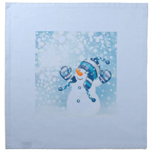 Snowman Cloth Napkin