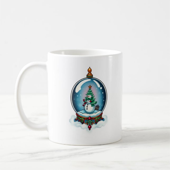 snowman coffee mug (Left)