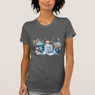 Snowman Coffee Short Sleeve Shirts