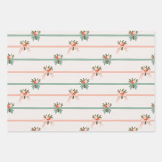 Snowman Collection Holiday Wrapping Paper Sheets