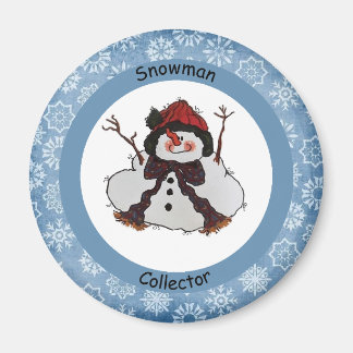 Snowman Collector  Magnet