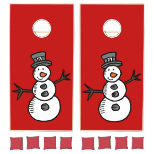 Snowman Cornhole Set