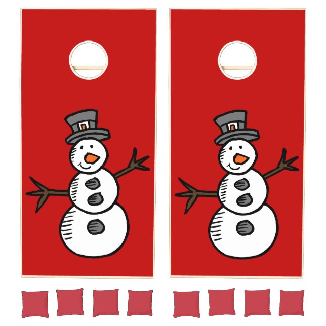 Snowman Cornhole Set (Set)