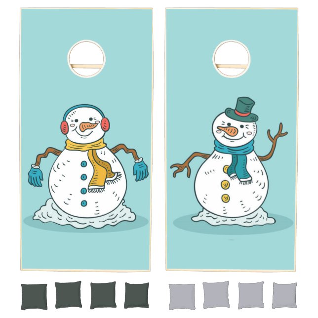 Snowman Cornhole Set (Set)