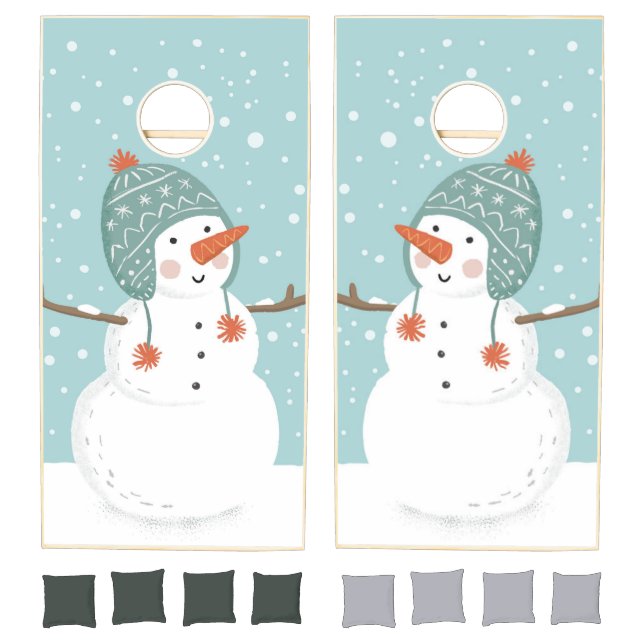 Snowman Cornhole Set (Set)