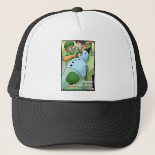 Snowman Cosmetic Surgery Funny Gifts Tees Cards Trucker Hat
