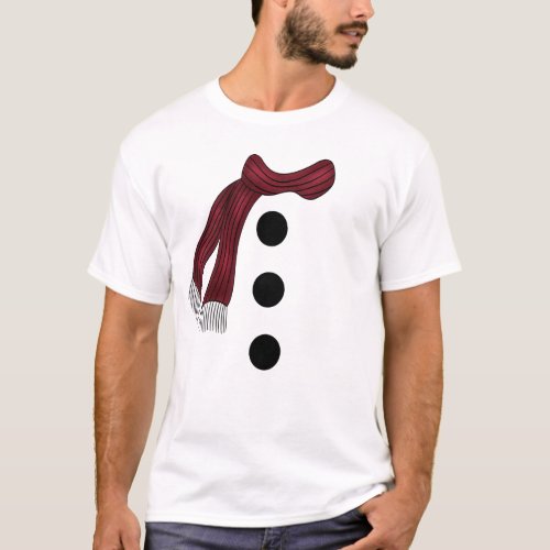 Snowman Costume T_Shirt