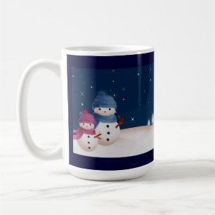 Snowman Couple Coffee Mug
