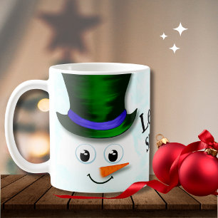 Snowman Custom Let it Snow Coffee Mug