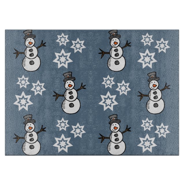 Snowman Cutting Board (Front)