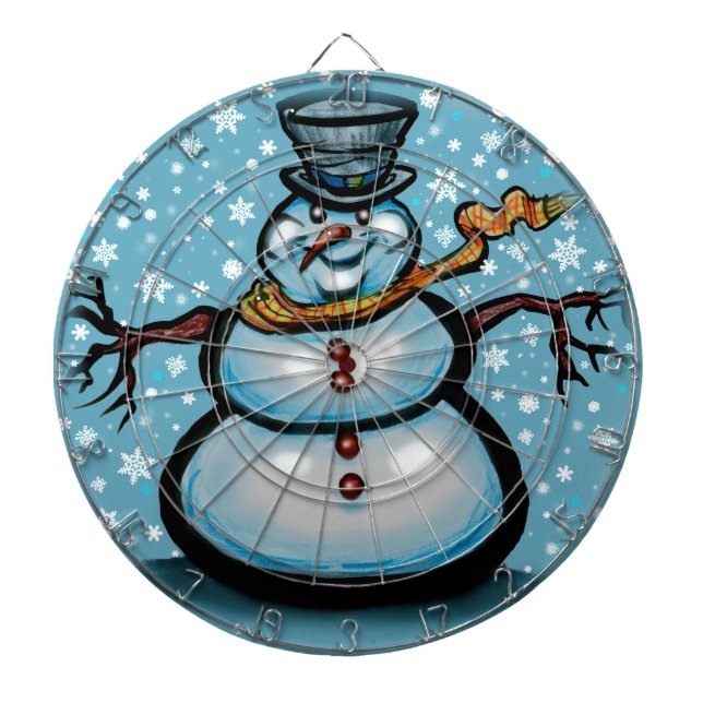 Snowman Dart Board (Front)