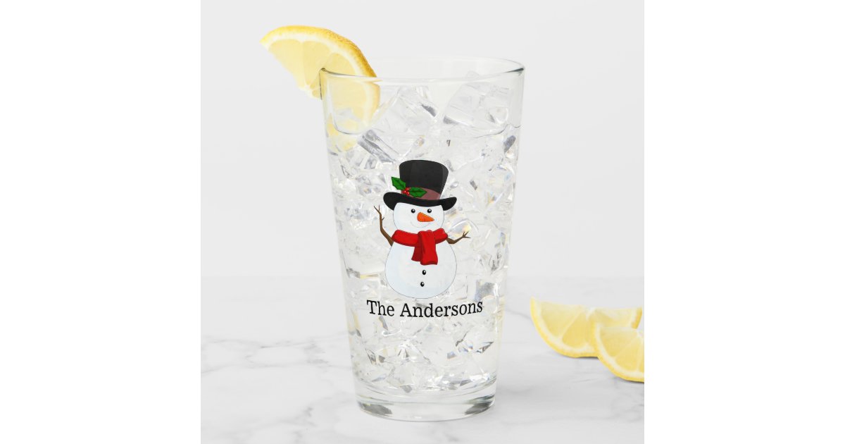 Snowman Drinking Glasses