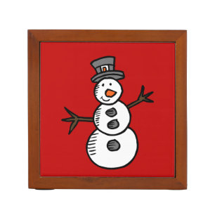 Snowman Desk Organizer