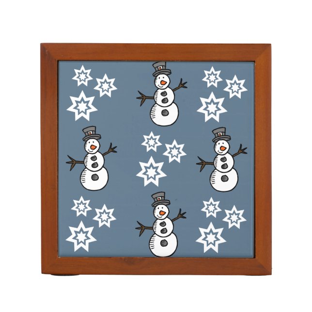 Snowman Desk Organizer (Front)