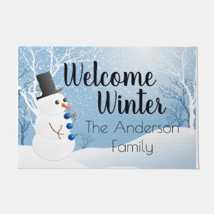 Snowman Doormat