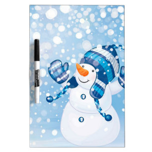 Snowman Dry-Erase Board