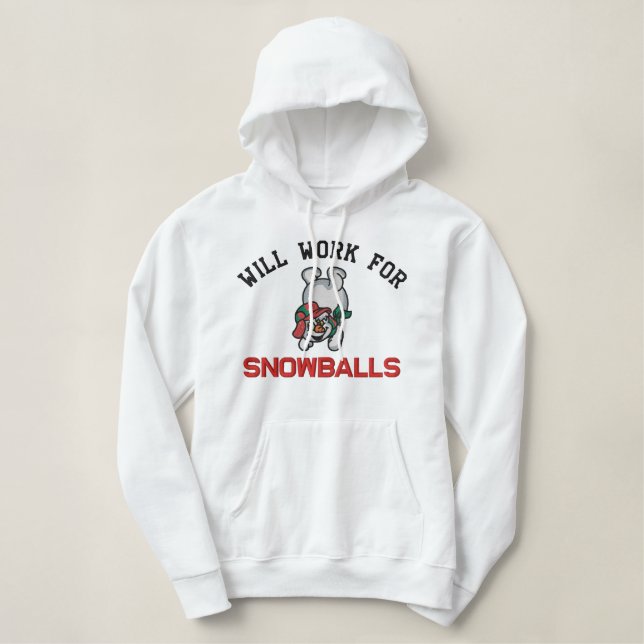 Snowman Embroidered Shirt (Design Front)
