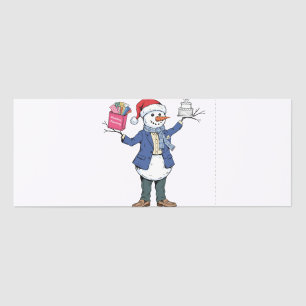 Snowman Event Organizer Christmas 2026 Holiday Raffle Tickets