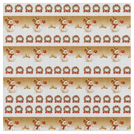 Snowman Fabric