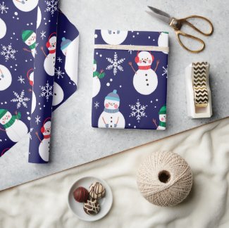 Snowman Face Background Pretty Gift 