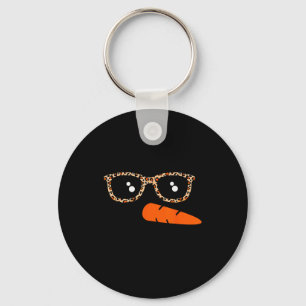 Snowman Face Carrot Nose Christmas Winter Cosplay Keychain