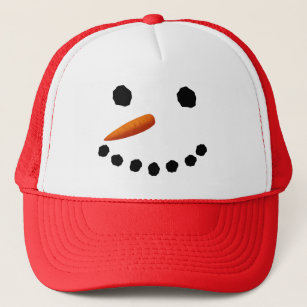 Snowman Face Christmas Hat