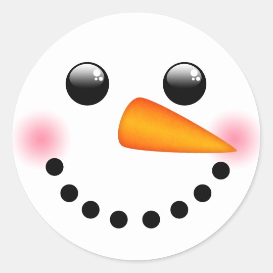 Snowman Stickers | Zazzle