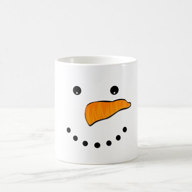 Snowman Face Coffee Mug (Center)