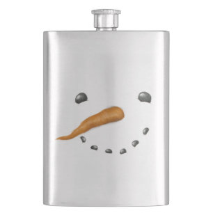 SNOWMAN FACE FLASK