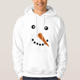 Smiling Snowman with Shades Unisex Zipper Hoodie Smiling Snowman with Shades Unisex Zipper Hoodie