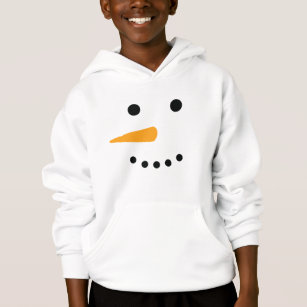 Snowman Face Hoodies & Sweatshirts | Zazzle