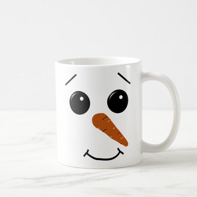 Snowman Face Mug (Right)