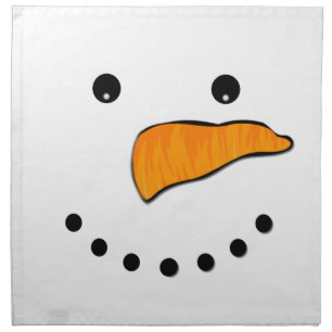 Snowman Face Napkin