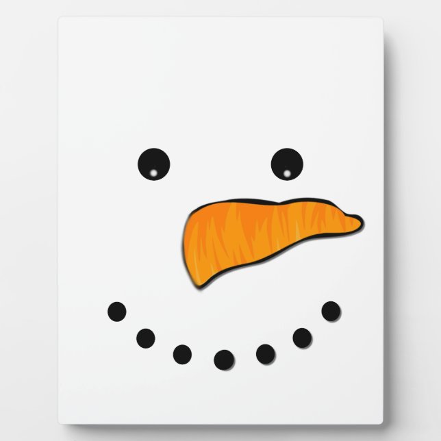 Snowman Face Plaque (Front)