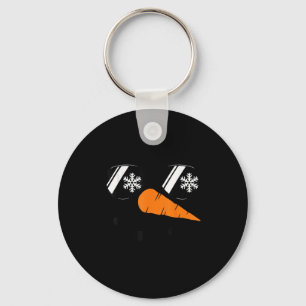 Snowman Face Shirt Boys Children Toddlers Funny Ch Keychain