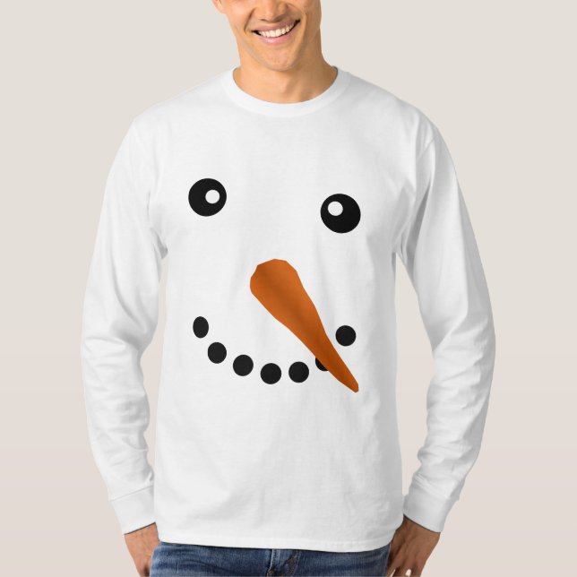SNOWMAN FACE T-Shirt (Front)