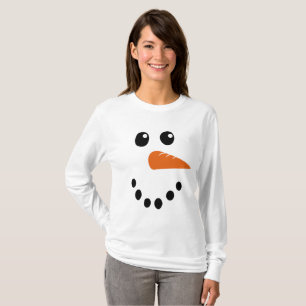 Snowman Face T-Shirt