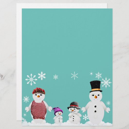 snowman family (Front/Back)