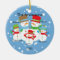 Snowman Family of 5 Christmas Ornament CUTE