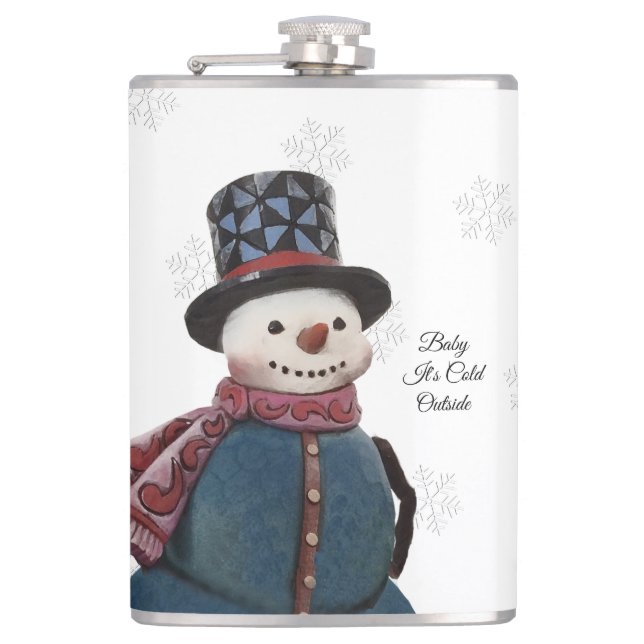 Snowman  flask (Front)