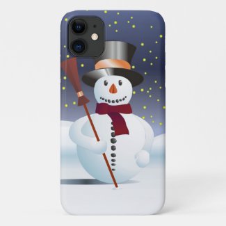 Snowman for Xmas iPhone 11 Case