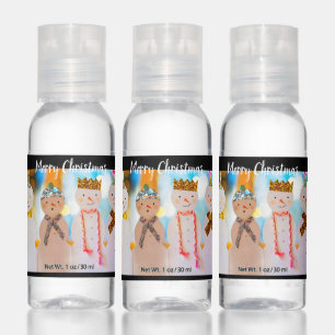 Snowman Fun Elegant Christmas Hand Sanitizer