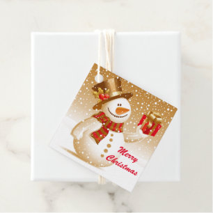 Snowman Gift Tag