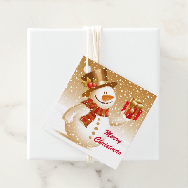 Snowman Gift Tag (In Situ)
