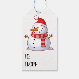 Snowman Gift Tag 2