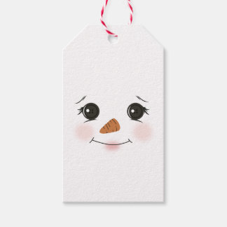 Snowman Gift Tag double sided