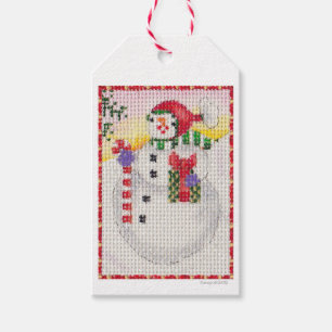 Snowman gift tags