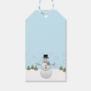 snowman  gift tags